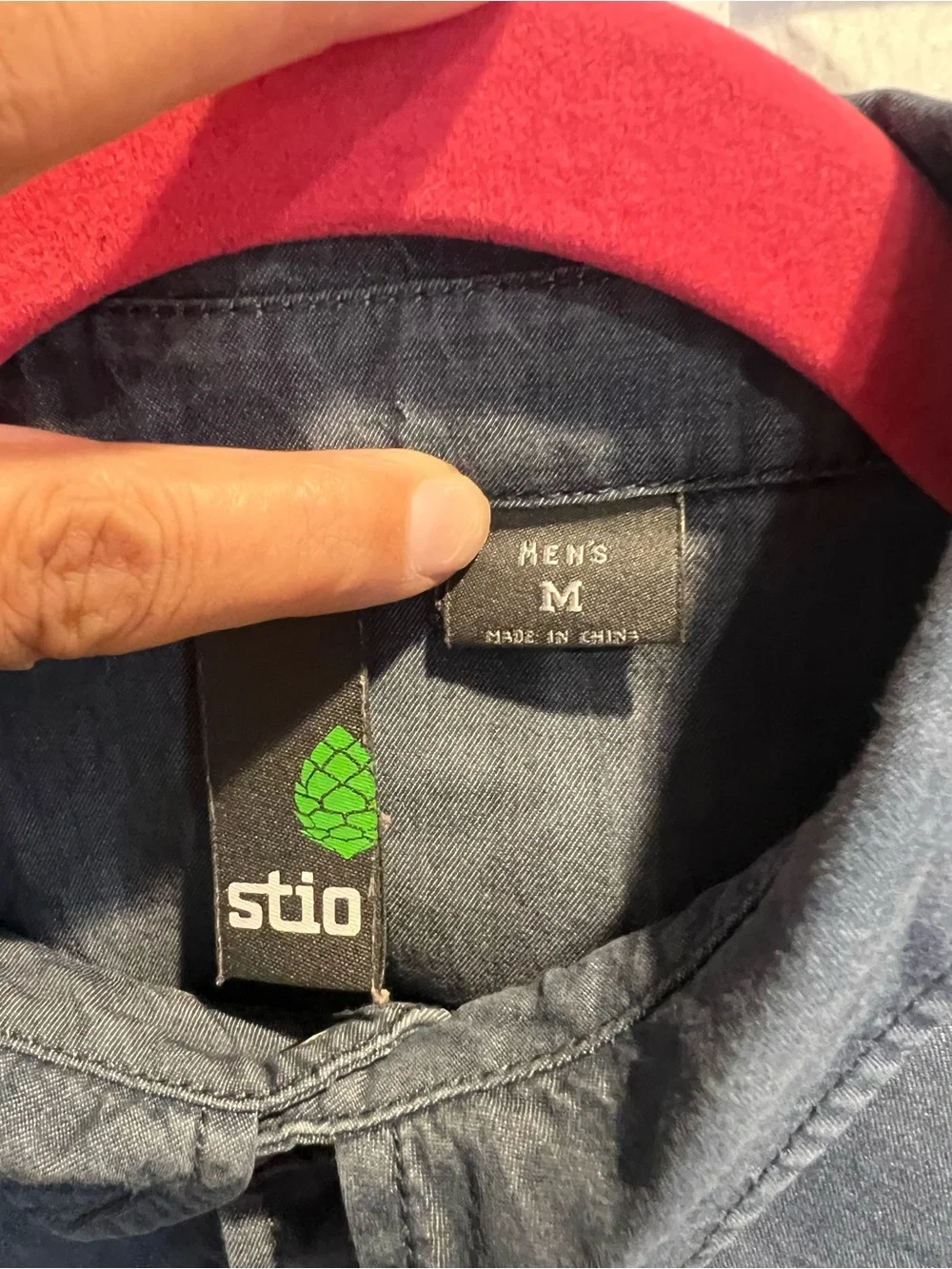Stio Men's Casual Button-Down Shirt in Slate Blue